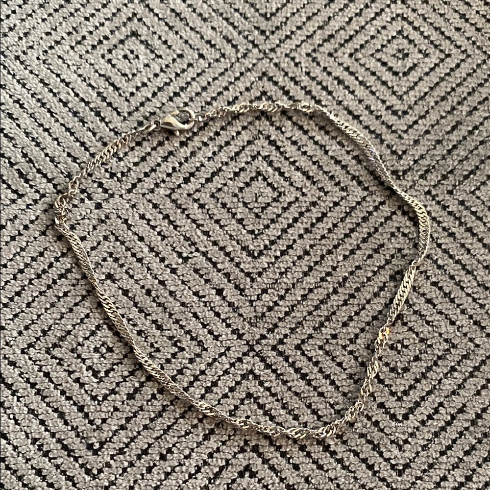 Elegant Silver Chain anklet
